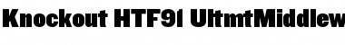 Download Knockout HTF91-UltmtMiddlewt Font Title Preview