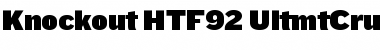 Download Knockout HTF92-UltmtCruiserwt Font Title Preview