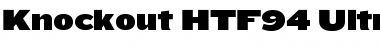 Download Knockout HTF94-UltmtSumo Font Title Preview