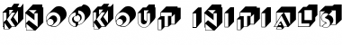 Download Knockout Initials Font Title Preview