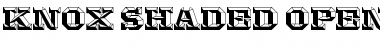 Download Knox Shaded Font Title Preview