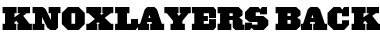 Download KnoxLayers Regular Font Title Preview
