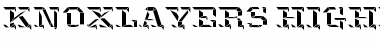 Download KnoxLayers Regular Font Title Preview