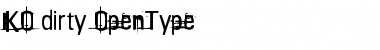 Download KO dirty Font Title Preview
