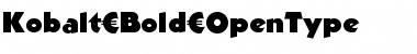 Download Kobalt Bold Font Title Preview