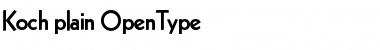 Download KochOriginal Regular Font Title Preview