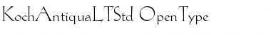 Download Koch Antiqua LT Std Regular Font Title Preview