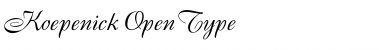 Download Koepenick Regular Font Title Preview