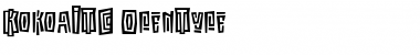 Download Kokoa ITC Regular Font Title Preview