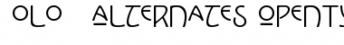 Download Kolo LP Alternates Font Title Preview