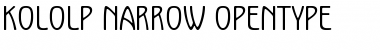 Download Kolo LP Narrow Font Title Preview