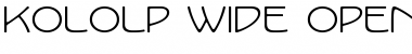 Download Kolo LP Wide Font Title Preview