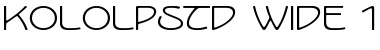 Download Kolo LP Std Wide Font Title Preview