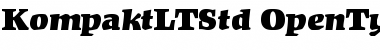 Download Kompakt LT Std Black Font Title Preview