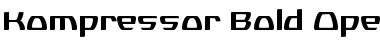 Download Kompressor Bold Font Title Preview