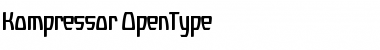 Download Kompressor Regular Font Title Preview