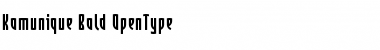Download Komunique Bold Font Title Preview
