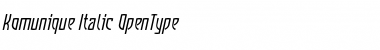 Download Komunique Italic Font Title Preview