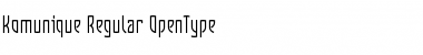Download Komunique Regular Font Title Preview