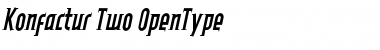 Download Konfactur-Two Regular Font Title Preview