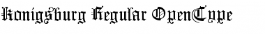 Download Konigsburg Regular Font Title Preview