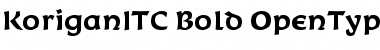 Download Korigan ITC Bold Font Title Preview
