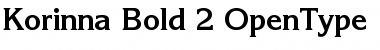 Download ITC Korinna Bold Font Title Preview