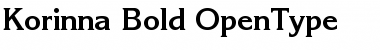 Download ITC Korinna Bold Font Title Preview