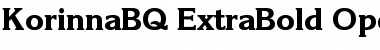Download Korinna BQ Regular Font Title Preview