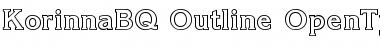Download Korinna BQ Regular Font Title Preview