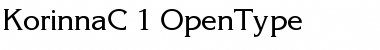 Download KorinnaC Regular Font Title Preview