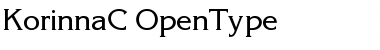 Download KorinnaC Regular Font Title Preview