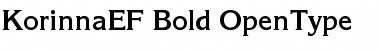 Download KorinnaEF-Bold Regular Font Title Preview