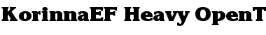 Download KorinnaEF-Heavy Regular Font Title Preview