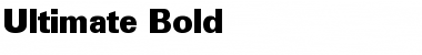 Download Ultimate-Bold Regular Font