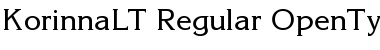 Download ITC Korinna LT Regular Font Title Preview