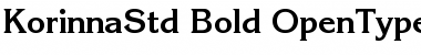 Download ITC Korinna Std Bold Font Title Preview