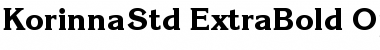 Download ITC Korinna Std Extra Bold Font Title Preview