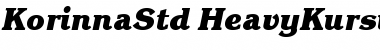 Download ITC Korinna Std Heavy Kursiv Font Title Preview