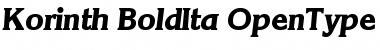 Download Korinth-BoldIta Regular Font Title Preview