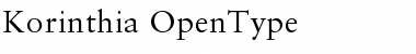 Download Korinthia Regular Font Title Preview