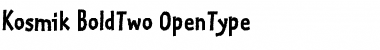 Download Kosmik-BoldTwo Regular Font Title Preview