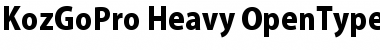 Download Kozuka Gothic Pro H Font Title Preview