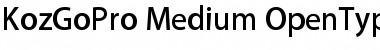 Download Kozuka Gothic Pro M Font Title Preview