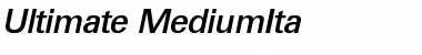 Download Ultimate-MediumIta Regular Font