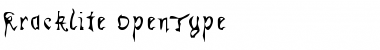 Download Kracklite Regular Font Title Preview