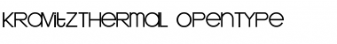 Download Kravitz Thermal Font Title Preview
