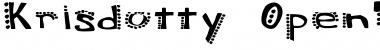 Download Krisdotty Regular Font Title Preview