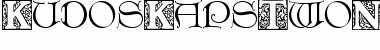 Download Kudos Kaps Two NF Regular Font Title Preview
