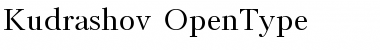 Download Kudrashov Regular Font Title Preview